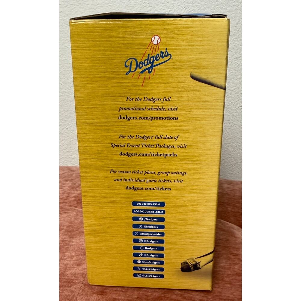 Dusty Baker Los Angeles Dodgers Bobblehead Legends Of Dodger Baseball SGA NWB - Picture 2 of 8